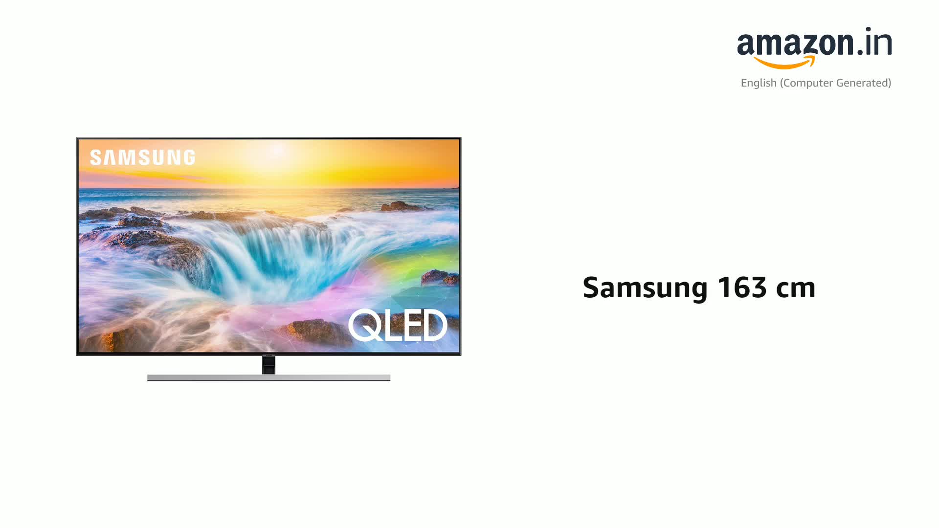 Samsung 163 cm (65 Inches) 4K Ultra HD Smart QLED TV QA65Q80RAKXXL